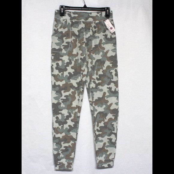 Secret Treasures NWT XS 0-2 Waffle Jogger Camouflage Pattern & Pockets - Picture 1 of 14